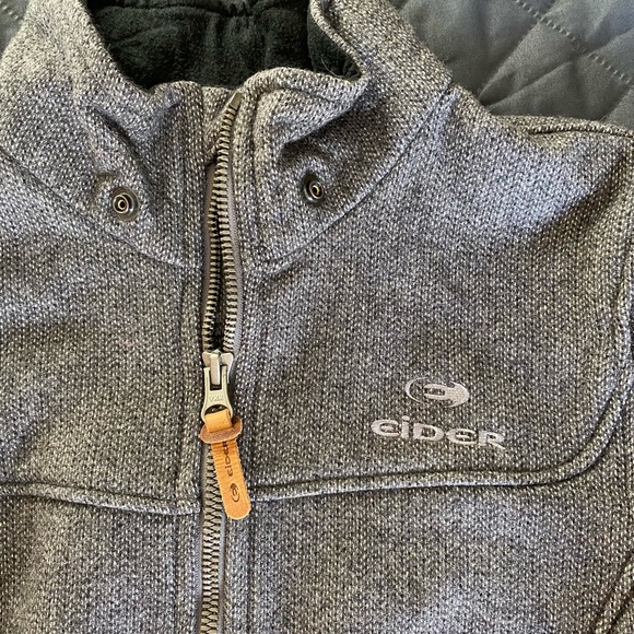 EIDER lightweight fleece & wool parka - Picture 4 of 10